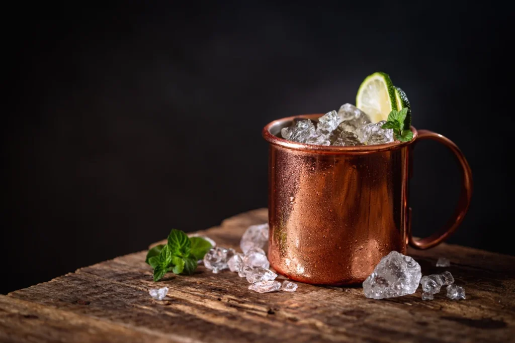 cocktail gingerbeer moscow mule
